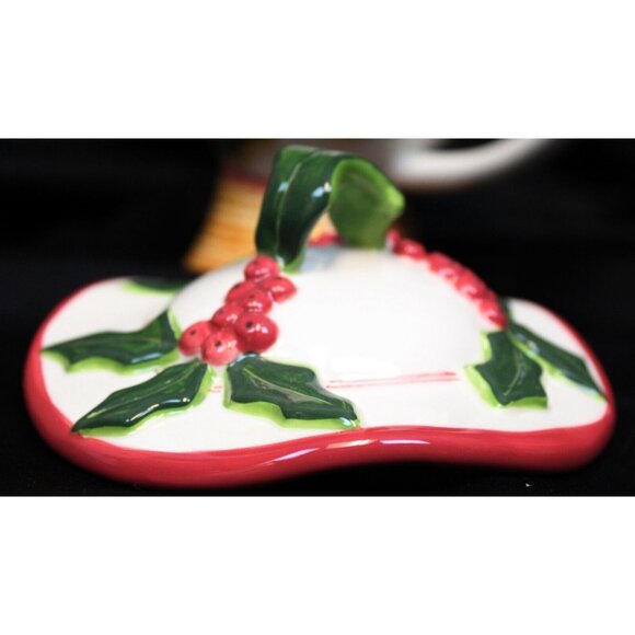 Southern Living Home Very Merry Teapot #40022 Ceramic Christmas Holiday Whimsy - Picture 8 of 11